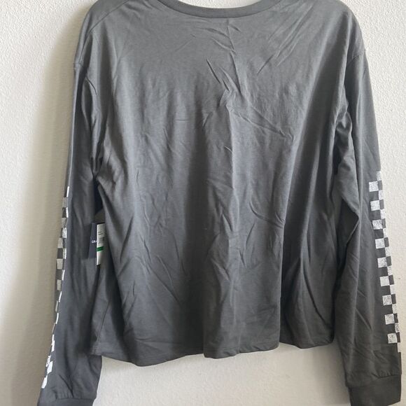 Grayson Threads Black Label Jr size Large Long sleeve Gray white NWT - Picture 9 of 9